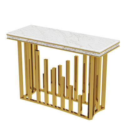 Αγορά Τραπεζικά τραπέζια κονσόλας από ανοξείδωτο χάλυβα με κορυφαία μάρμαρα online manufacture