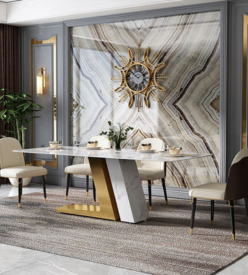 Αγορά Λοξοφόρα τραπέζια με μαρμάρινη κορυφή και ανοξείδωτο χάλυβα online manufacture