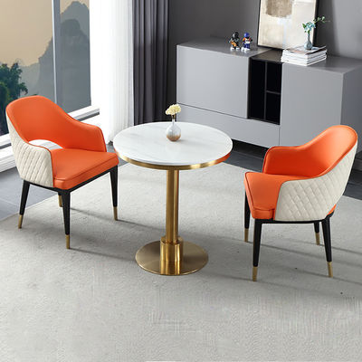 Αγορά Μαρμάρινο τραπέζι διαπραγμάτευσης με κατασκευή από ανοξείδωτο χάλυβα για ξενοδοχεία online manufacture