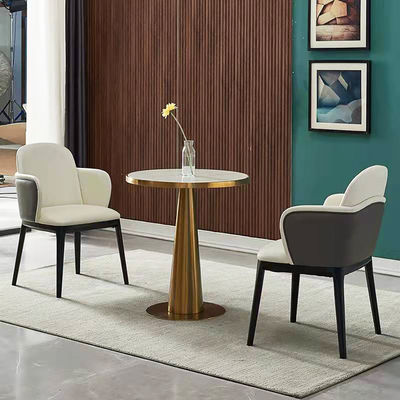 Αγορά Σύγχρονο στρογγυλό μαρμάρινο τραπέζι διαπραγμάτευσης για ξενοδοχεία και καφετέριες online manufacture