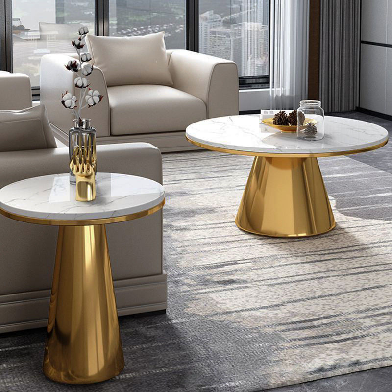 SEDIA Made Marble Συνδυασμός Κύκλος τραπεζιού καφέ